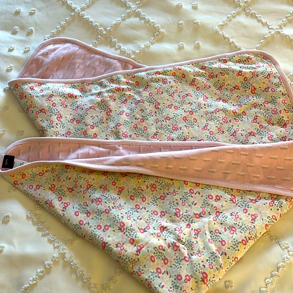 Tea collection receiving blanket - reversible